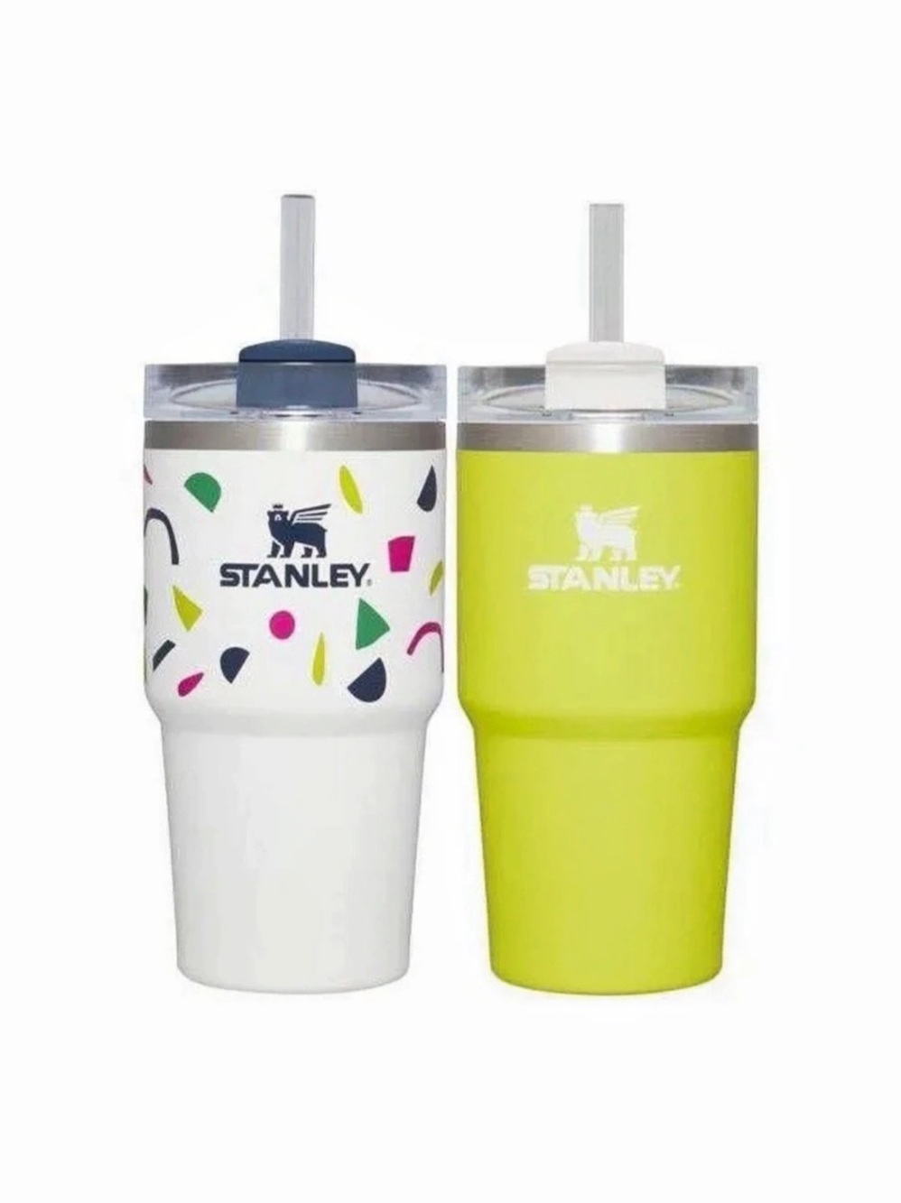 STANLEY Quencher H2.0 FlowState Tumbler Tumblers Green & White